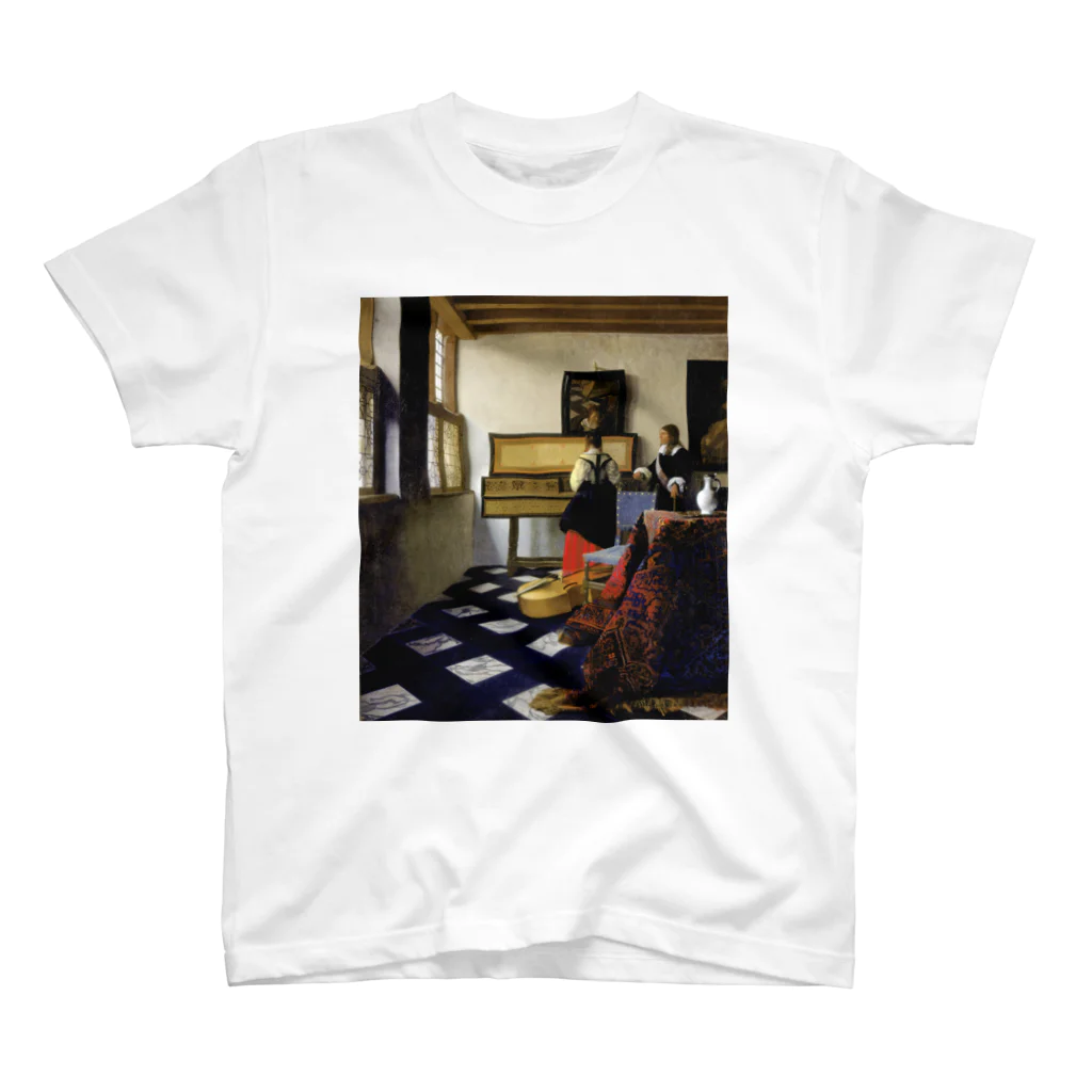 世界美術商店の音楽の稽古 / The Music Lesson Regular Fit T-Shirt