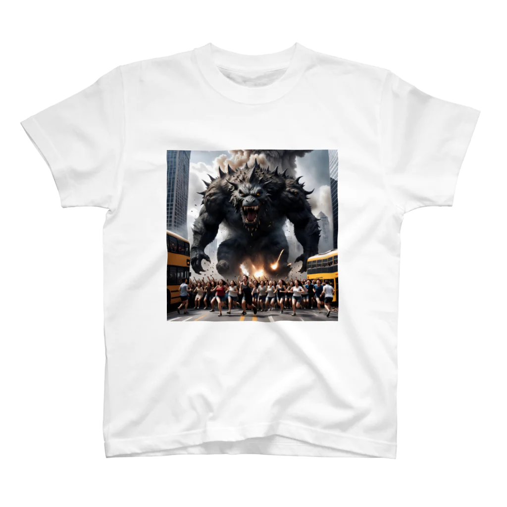 ikasumikoboのモンスター襲来 Regular Fit T-Shirt