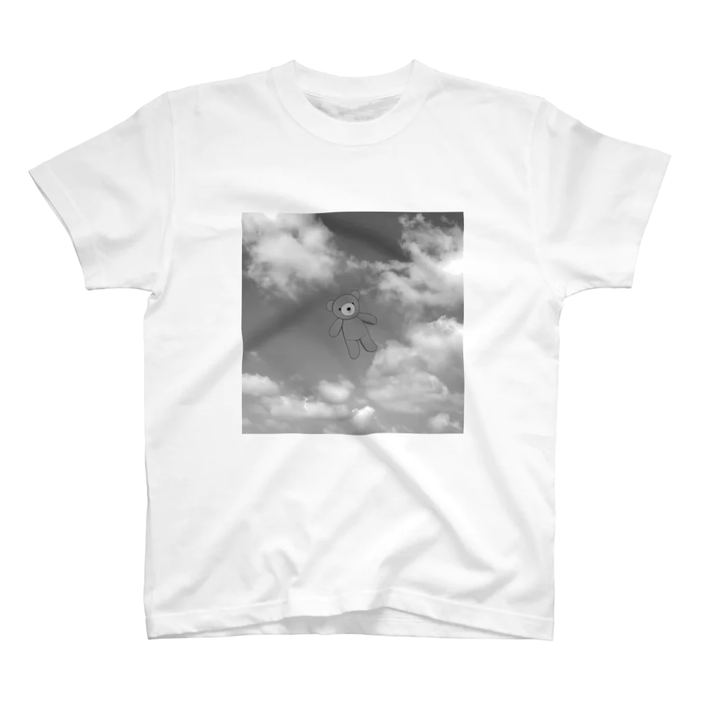 宇宙人化計画の空にくま🧸☁️ Regular Fit T-Shirt