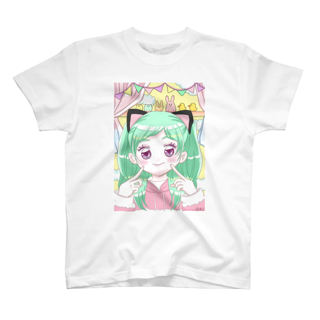 まこのおみせの猫耳☆ガール Regular Fit T-Shirt