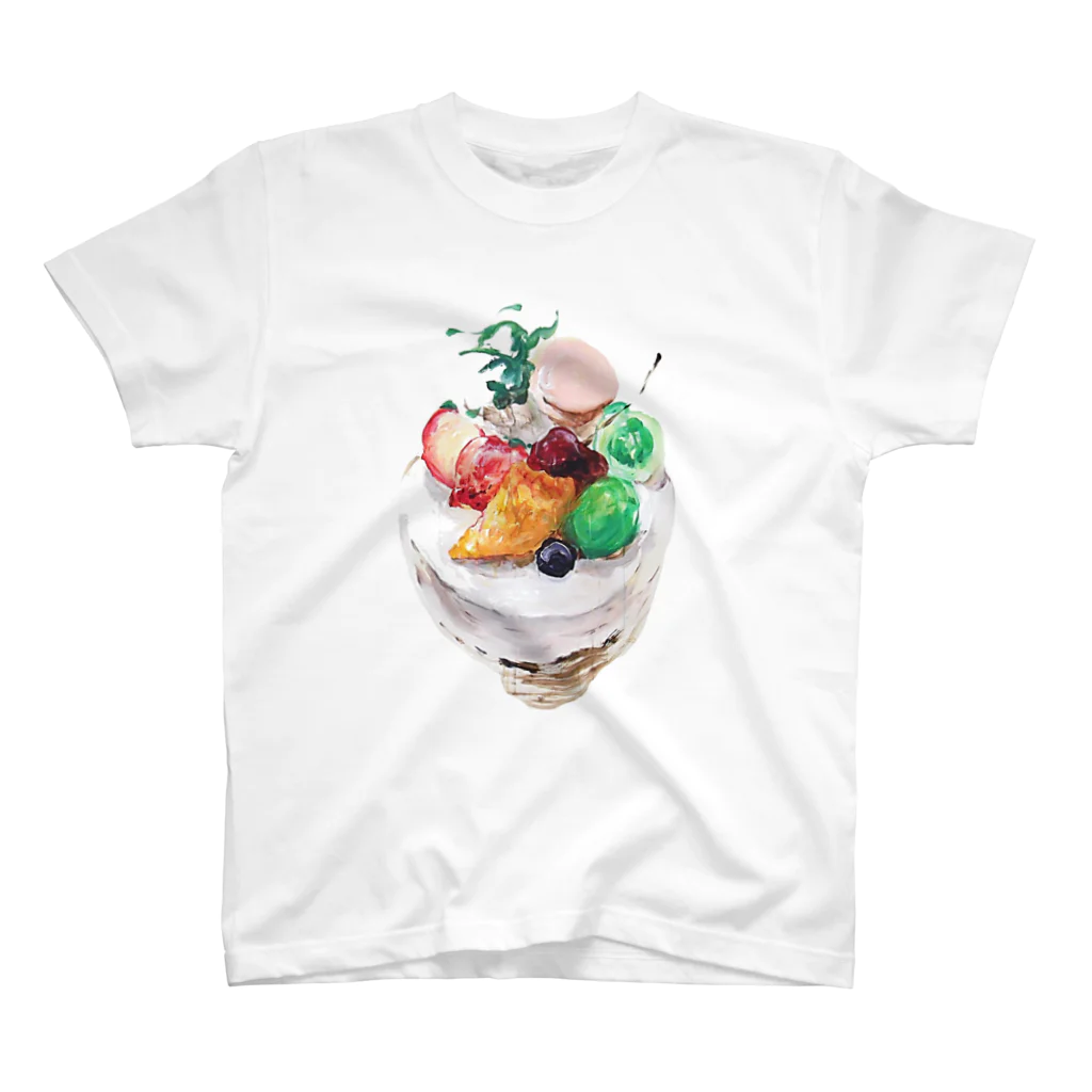 harapecoartのフルーツケーキ スタンダードTシャツ