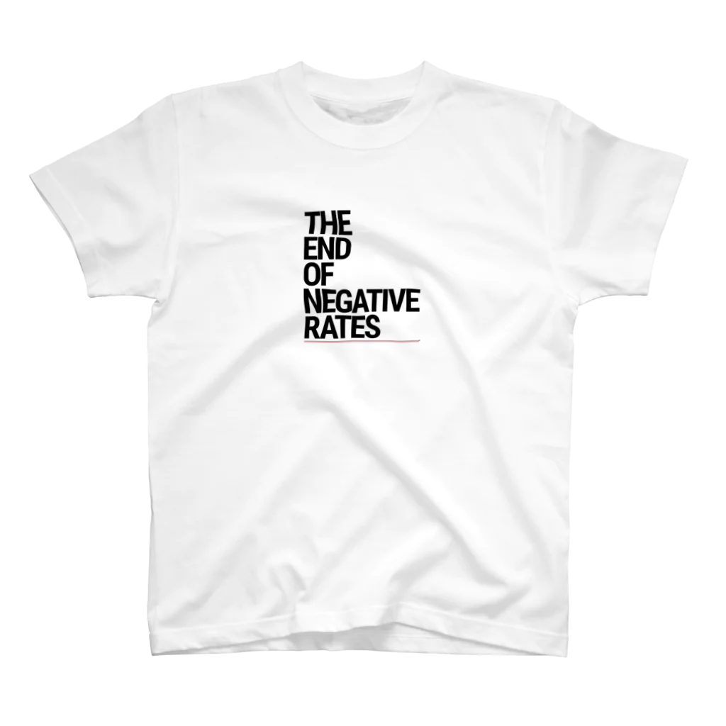 Activeindex( ˘ω˘)のThe End of Negative Rates Regular Fit T-Shirt