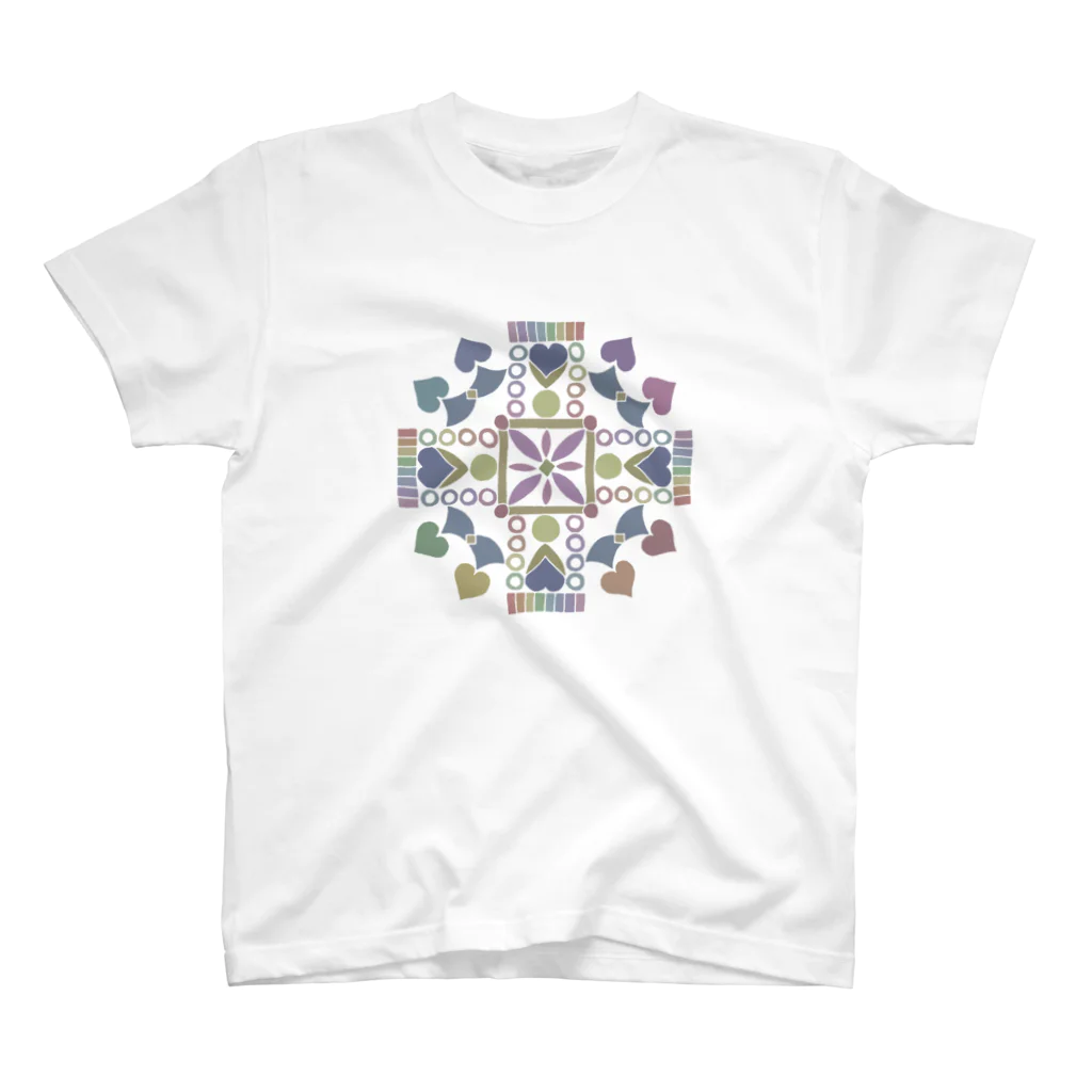 ARIGATOU-81のMANDALA •1• (K) スタンダードTシャツ