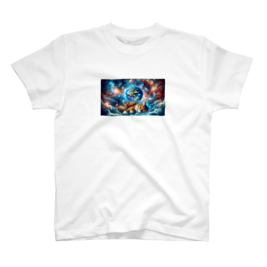 space catの夢見る猫 スタンダードTシャツ