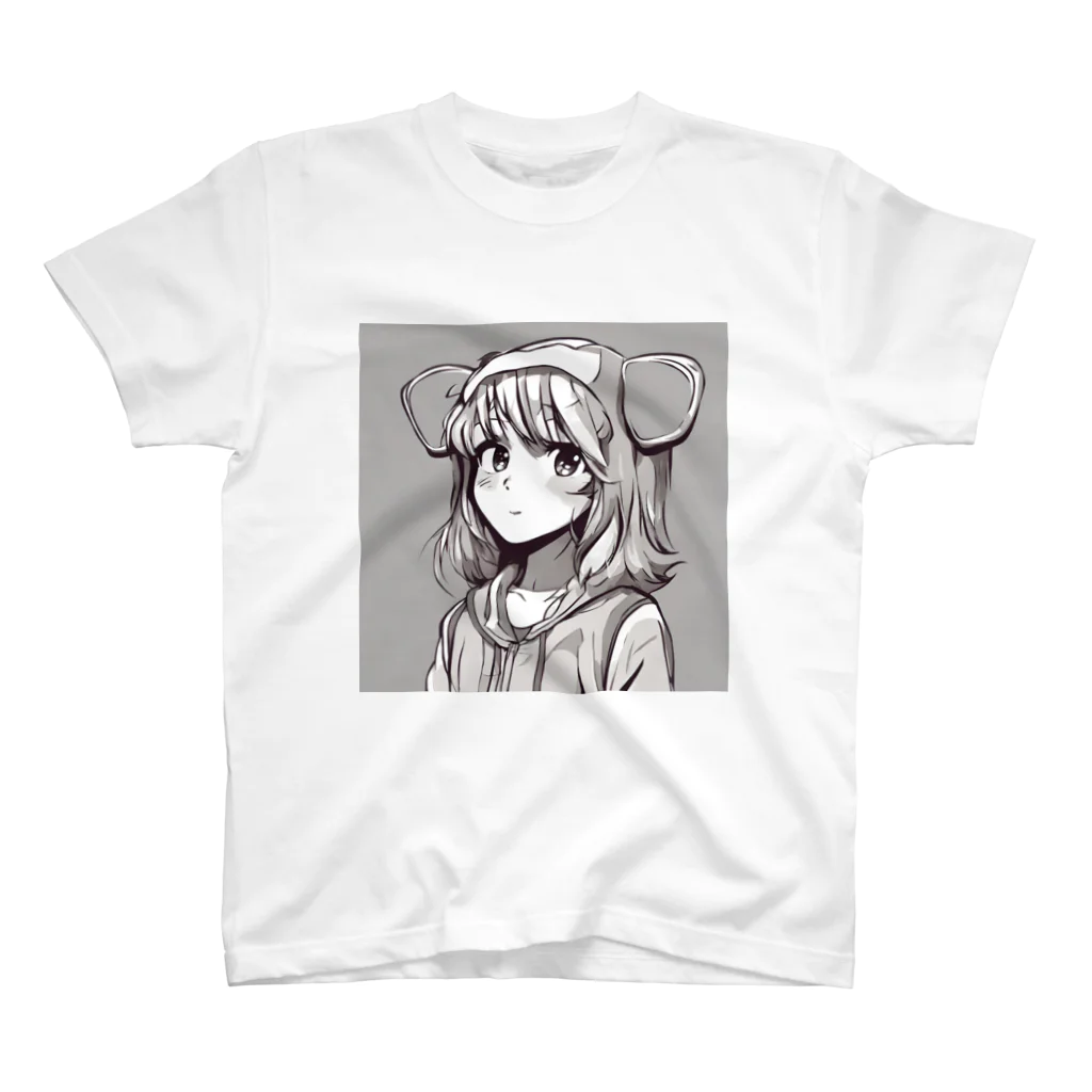 Mahaloのパーカーの女の子 スタンダードTシャツ