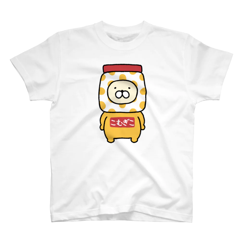 田中ぱんのぱんぱぱん SUZURI店のｺﾑｷﾞｺﾁｬﾝ スタンダードTシャツ