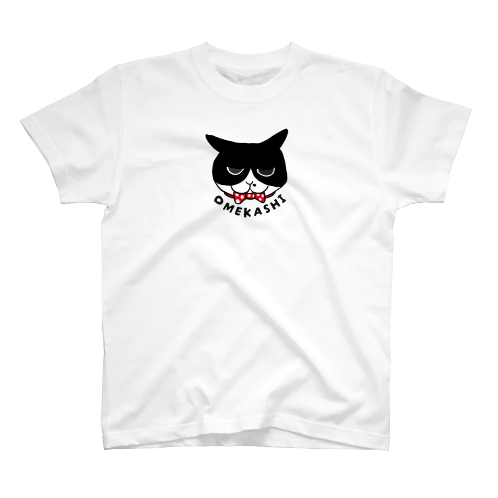 nekomataのOMEKASHIスタンダードTシャツ Regular Fit T-Shirt