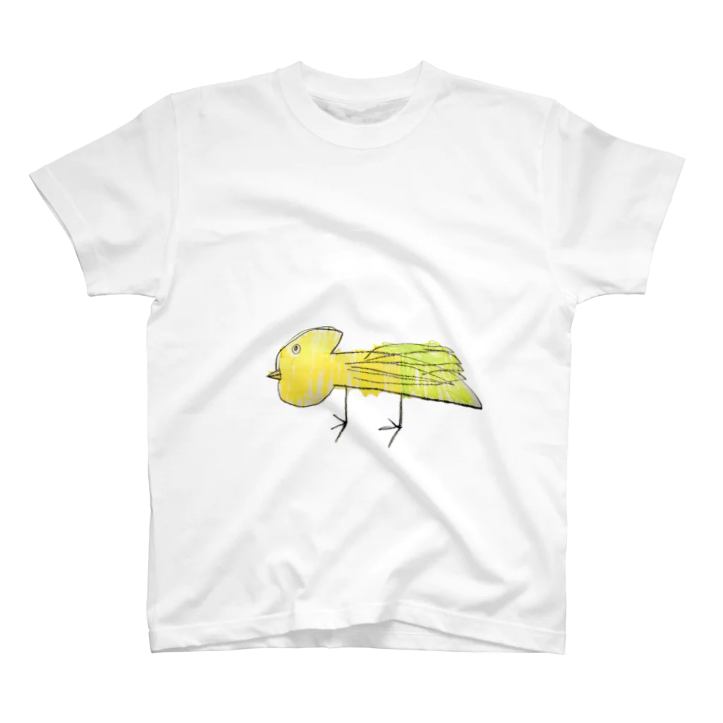 yokomeの※インコです。 スタンダードTシャツ