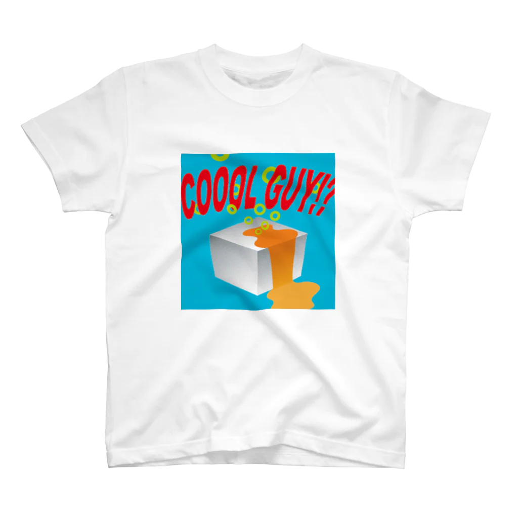 omori megaの【架空CDジャケット】COOOL GUY!? スタンダードTシャツ