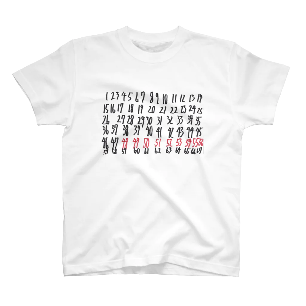 minatokaze3718のそうちゃん画伯「数字」 Regular Fit T-Shirt