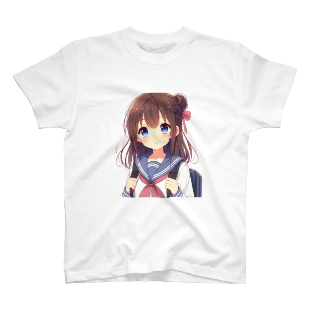 クノイチの館のもふもふでキュートな女の子 Regular Fit T-Shirt