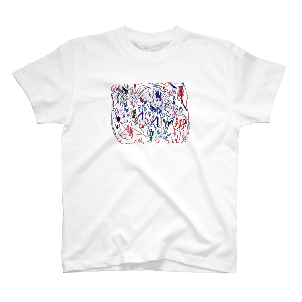 シロクロロ○●のNo.25 3色アート スタンダードTシャツ