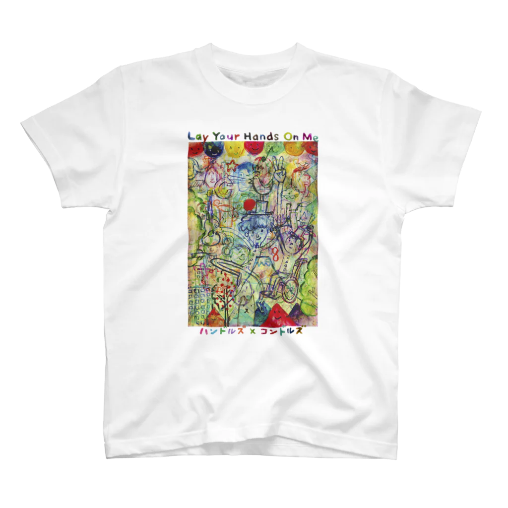 コンドルズのハンドルズ×コンドルズ「Lay Your Hands On Me」 Regular Fit T-Shirt