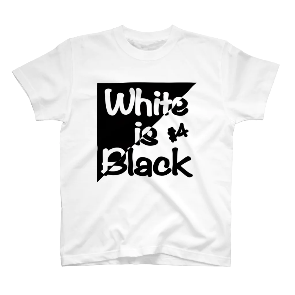 Tシャツの西屋のWhite is Black スタンダードTシャツ