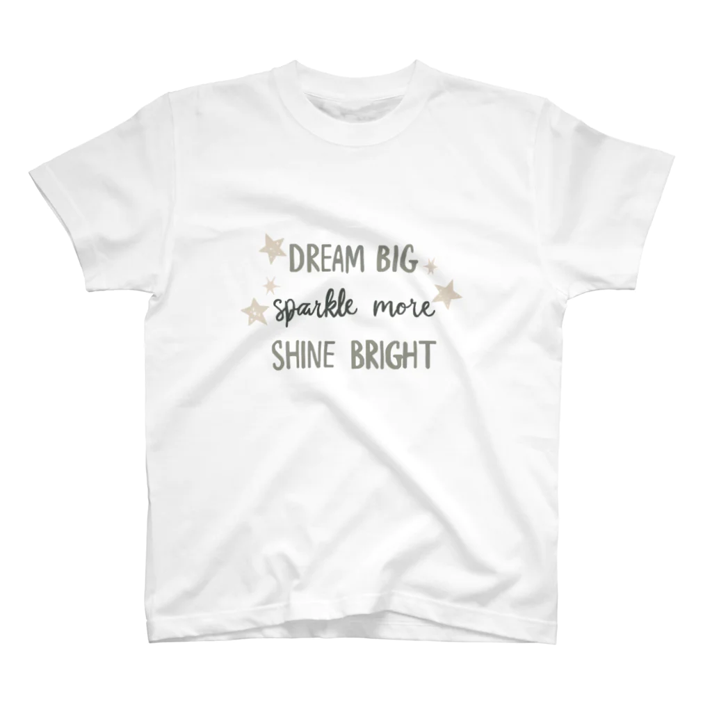 Positive feelingsのDream big, sparkle more, shine bright Regular Fit T-Shirt