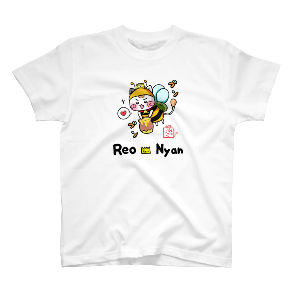 旅猫王子れぉにゃん👑😼公式(レイラ・ゆーし。)のみつばち☆旅猫王子れぉにゃん Regular Fit T-Shirt