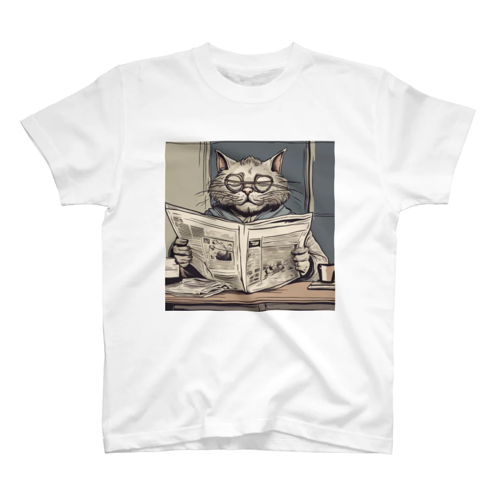 ローズのおじ猫 Regular Fit T-Shirt