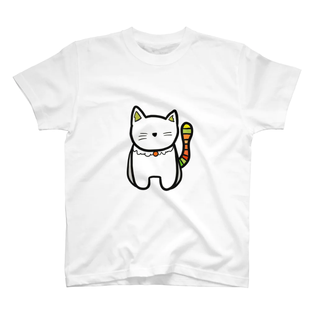 ty_kagishippoのチャリティ★ しあねこ（正面） Regular Fit T-Shirt