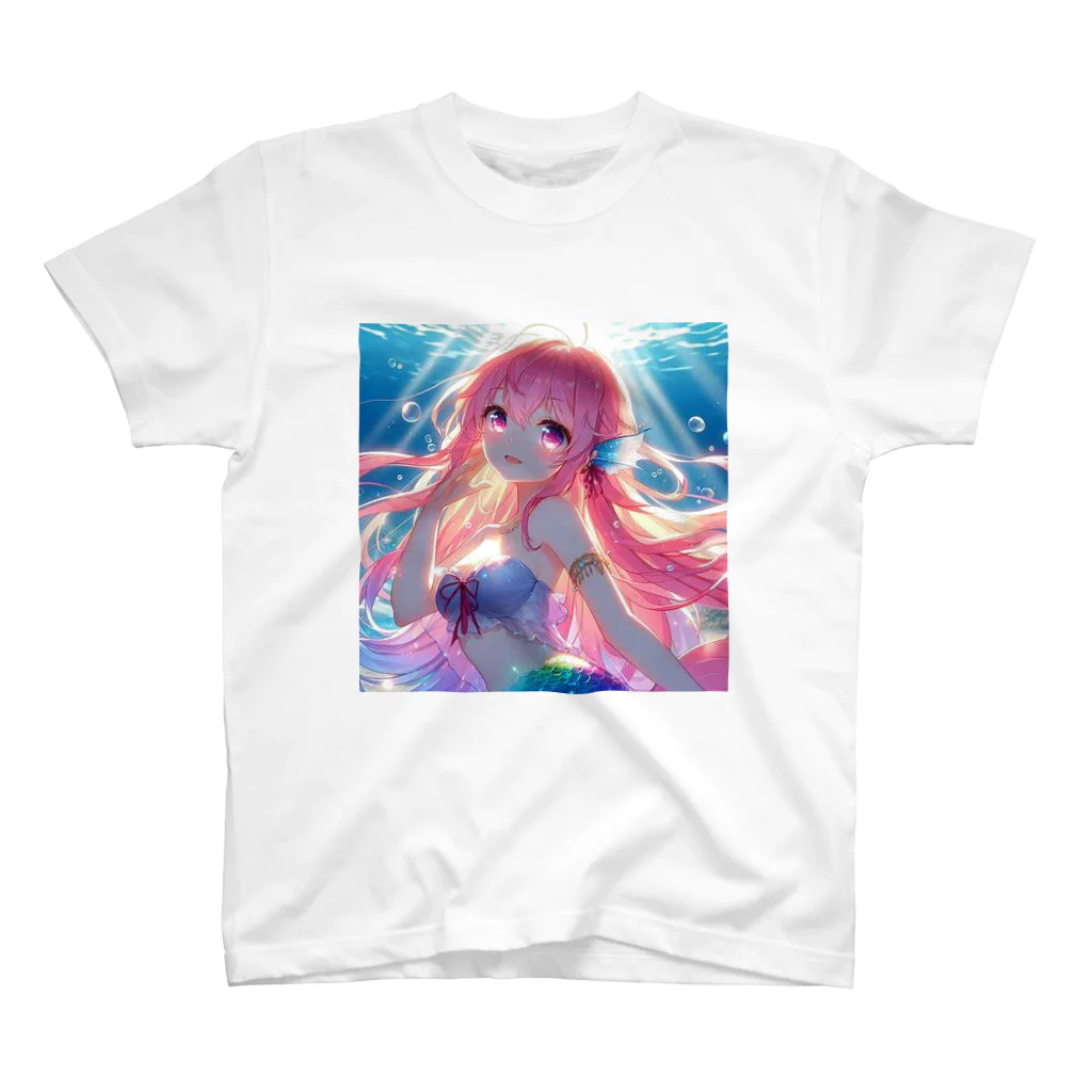 「ワンダーワールド」の🧜‍♀️ いいつか出会えるかもしれませんよ！❤️ スタンダードTシャツ