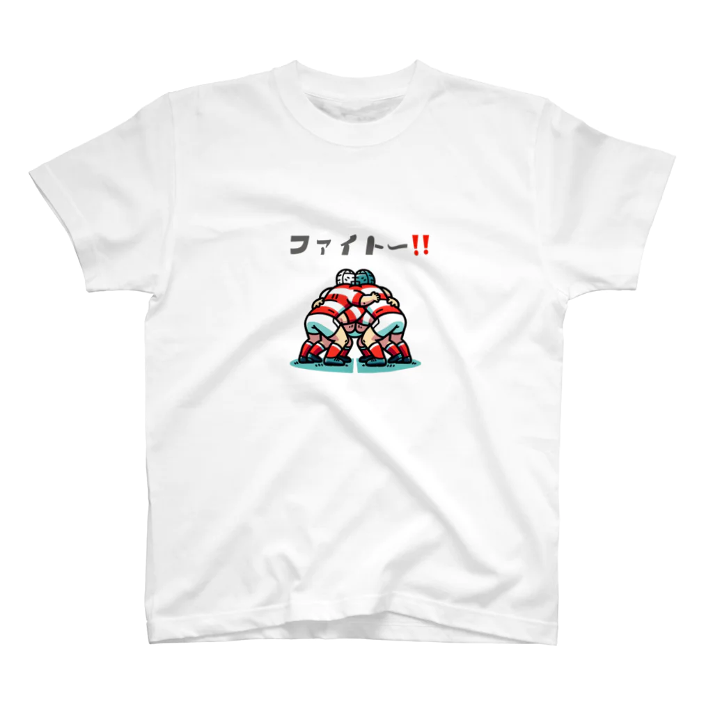 癒やしの『福ちゃん』のダブルスクラム スタンダードTシャツ