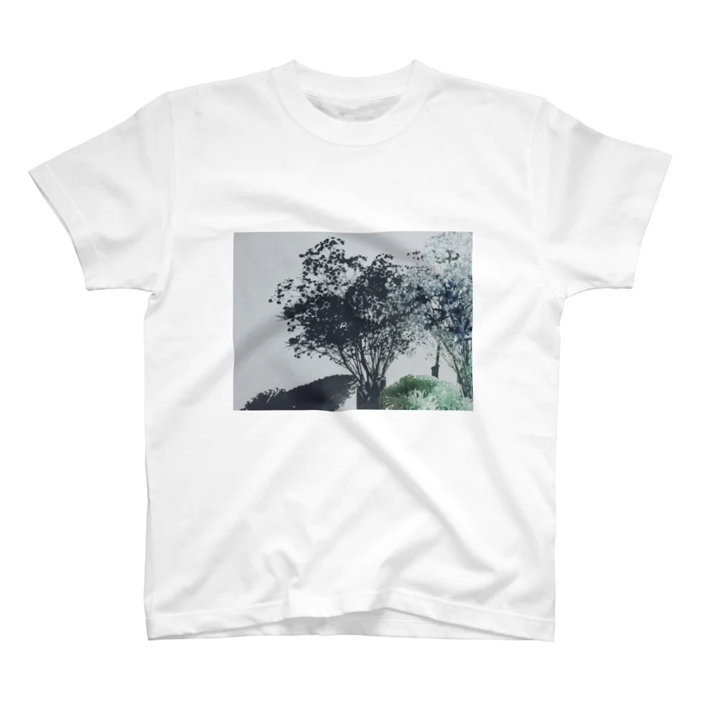 wgogjgydgdpwの花とその影 Regular Fit T-Shirt