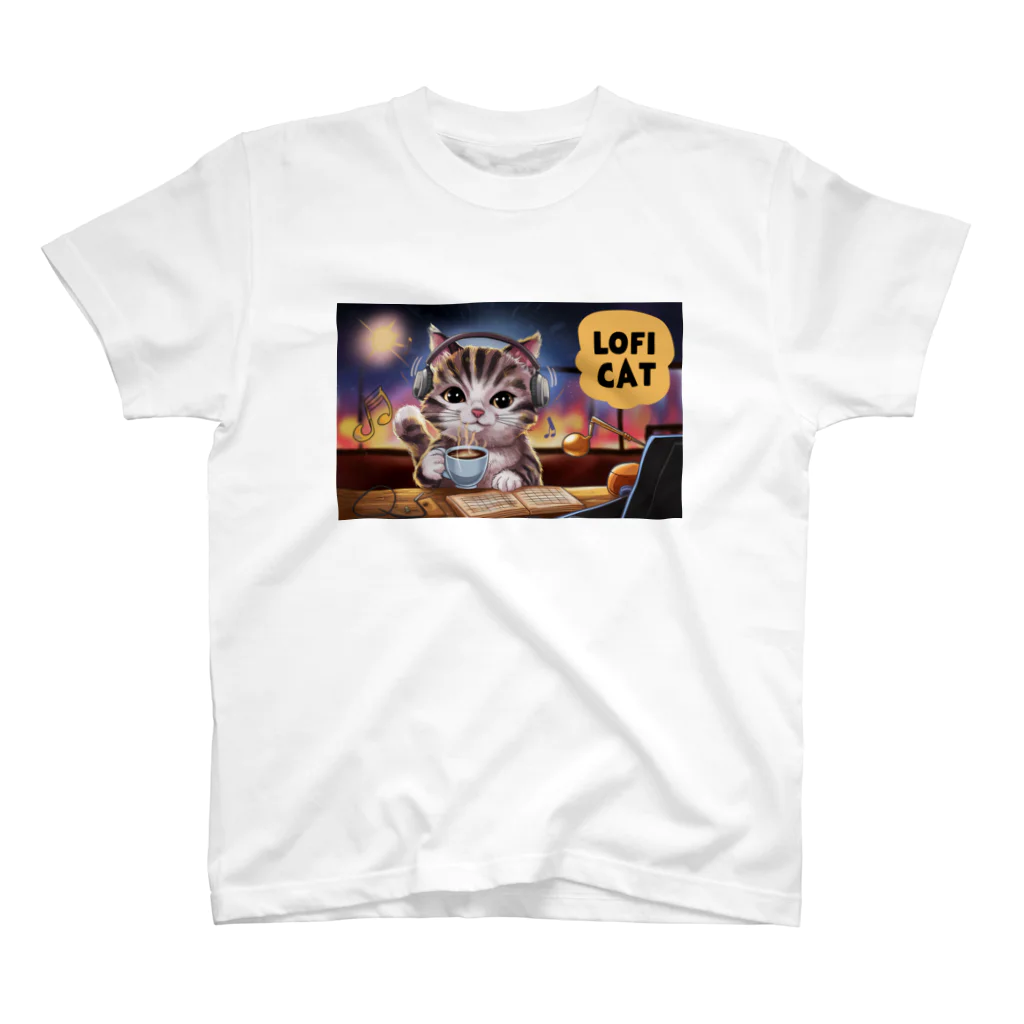 RySのLo-Fi Cat スタンダードTシャツ