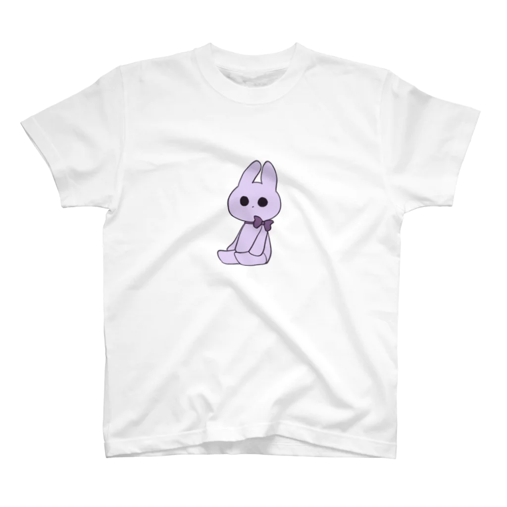 たけうちのリボンうさぎさん(パープル) Regular Fit T-Shirt