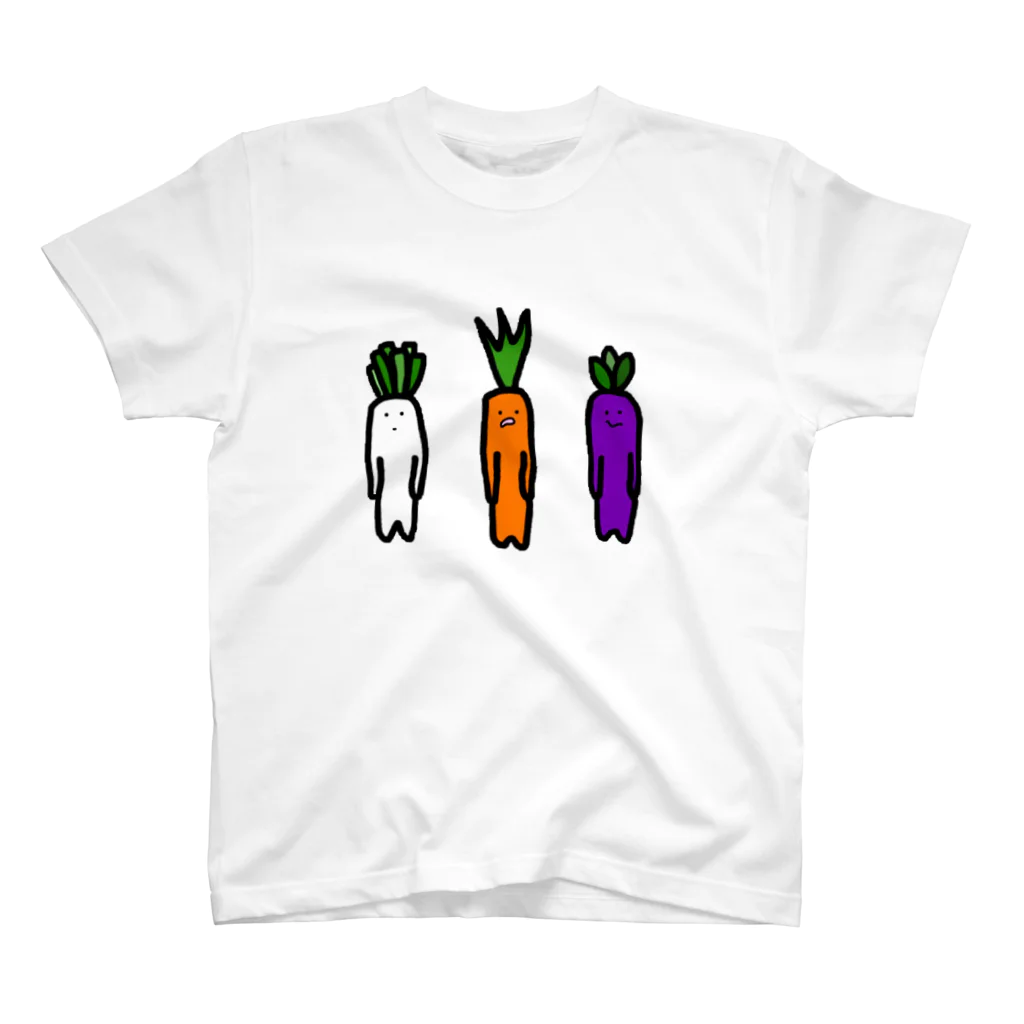 おふとぅんのお野菜食べよう スタンダードTシャツ