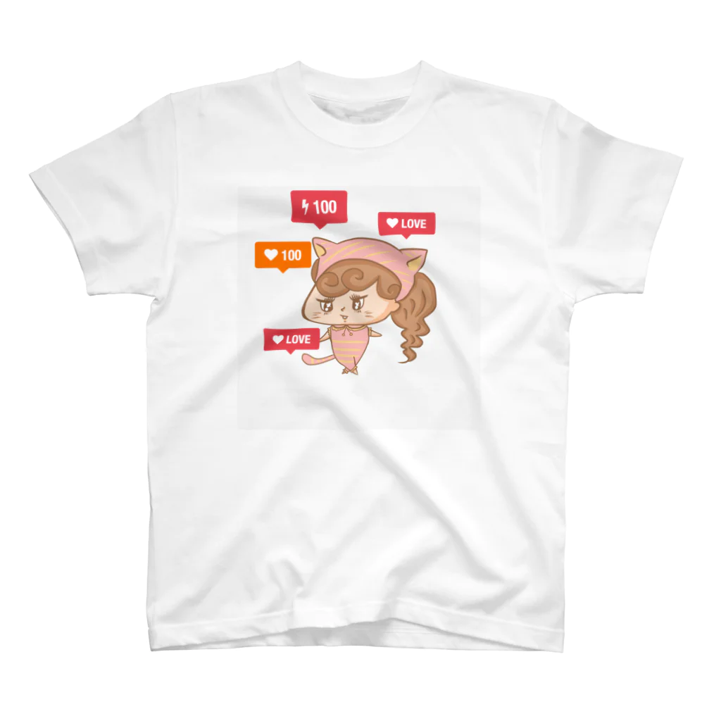 ふてちゃんのおとめにゃんふて スタンダードTシャツ