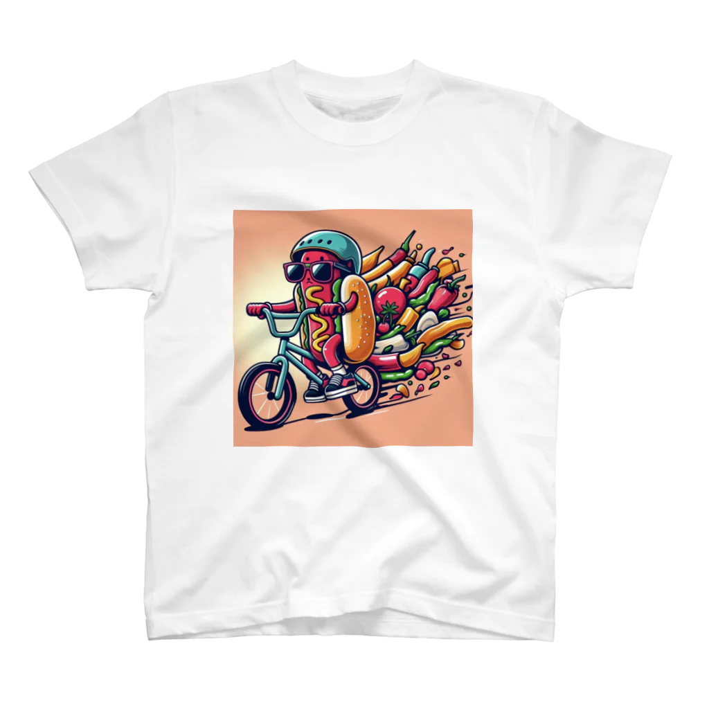 SARAKIのEXTREME HOT DOG スタンダードTシャツ