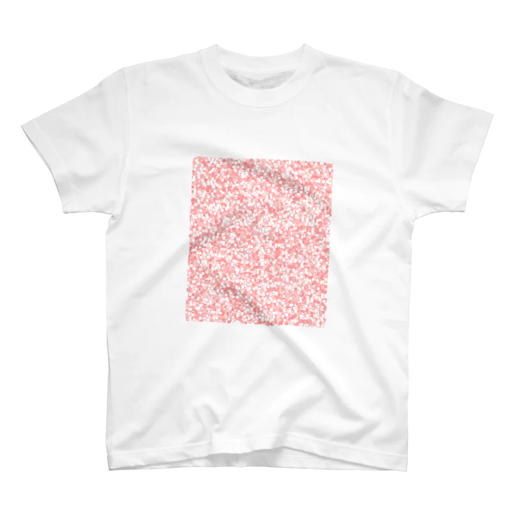 Friendly ChaosのデザインS(Red Cube) Regular Fit T-Shirt