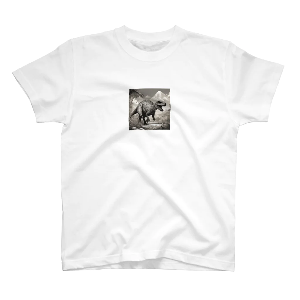 konyuの白黒恐竜 Regular Fit T-Shirt