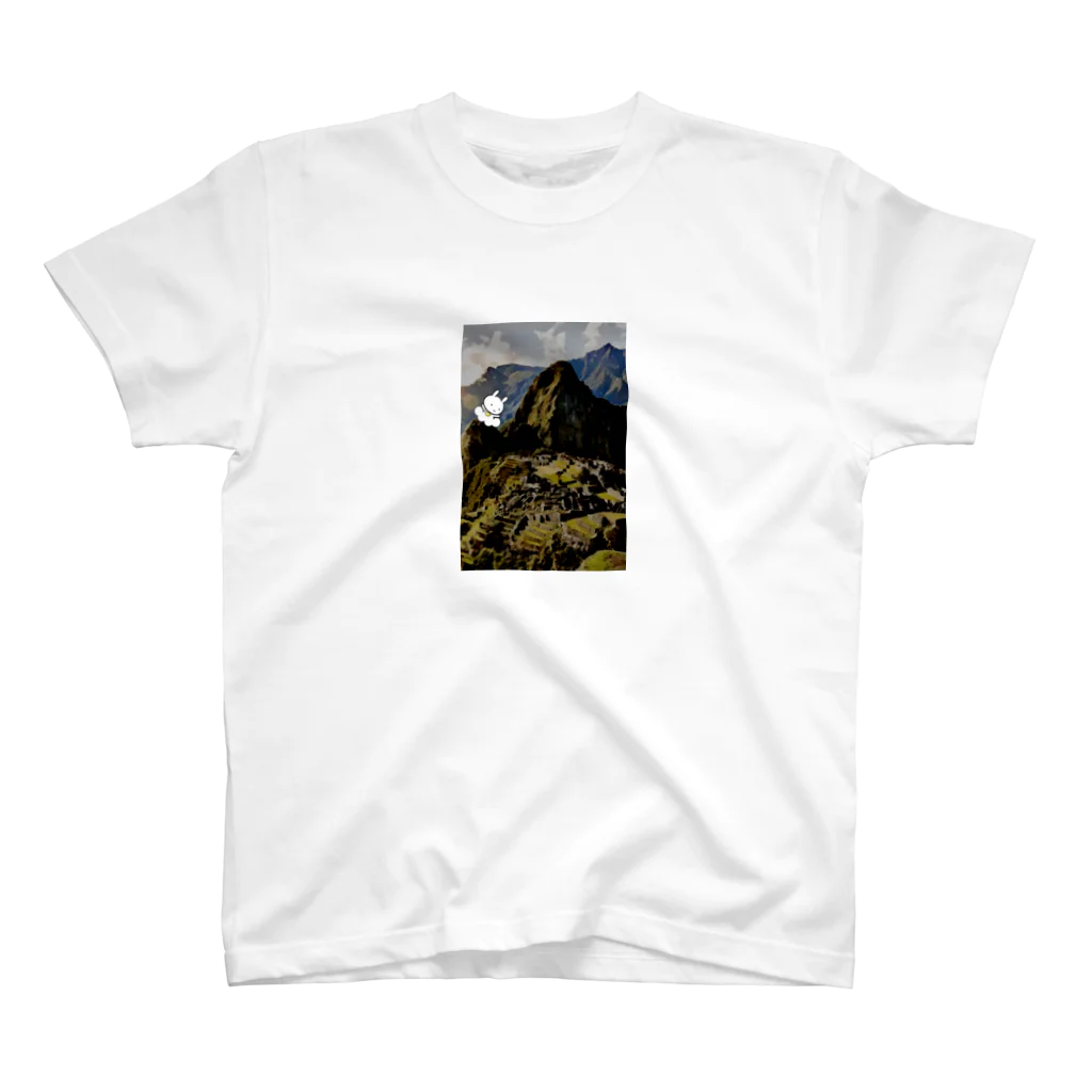 Majorika-jun3のmachu picchu へうさぎの旅 スタンダードTシャツ