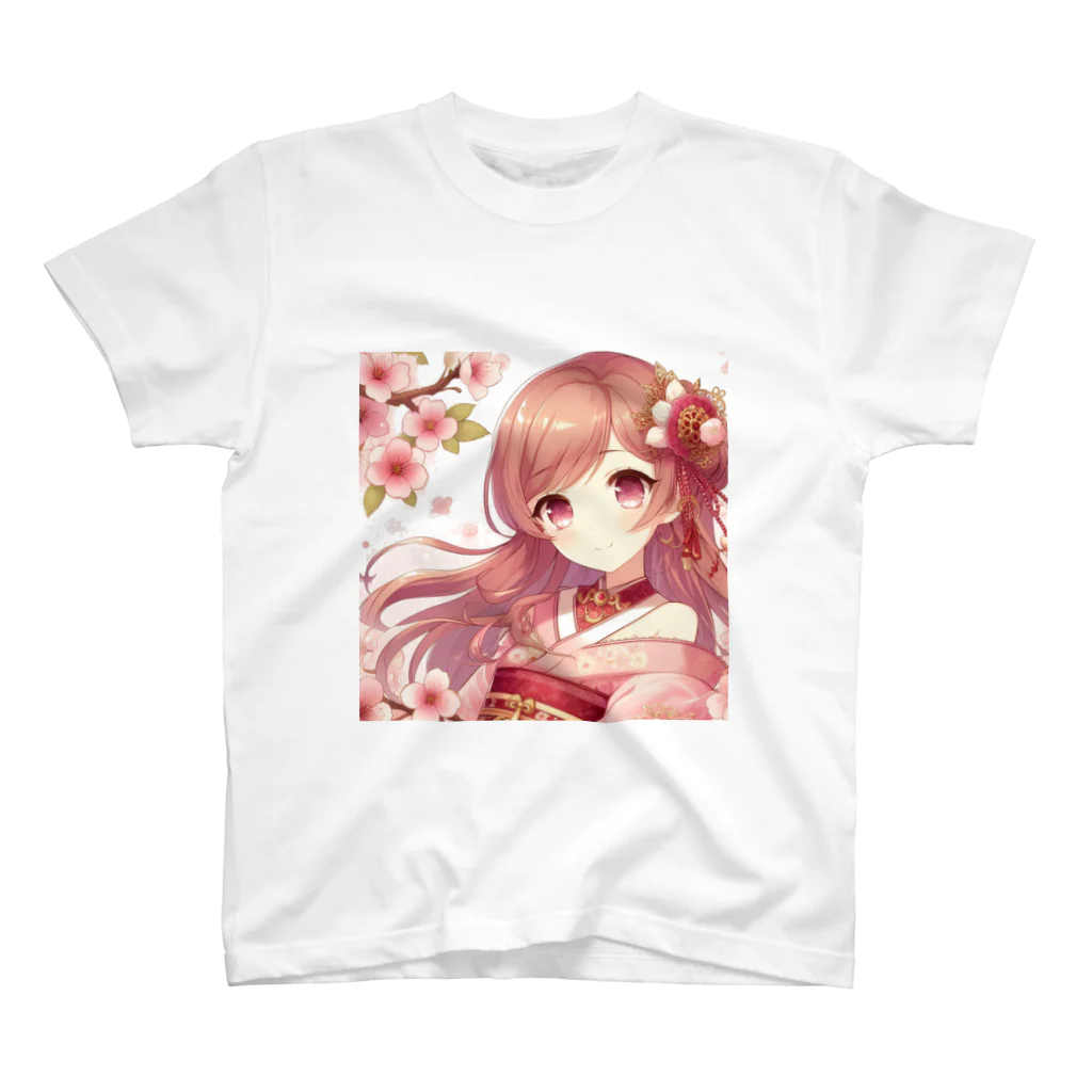 Japan-sakuraの桜の乙姫 スタンダードTシャツ