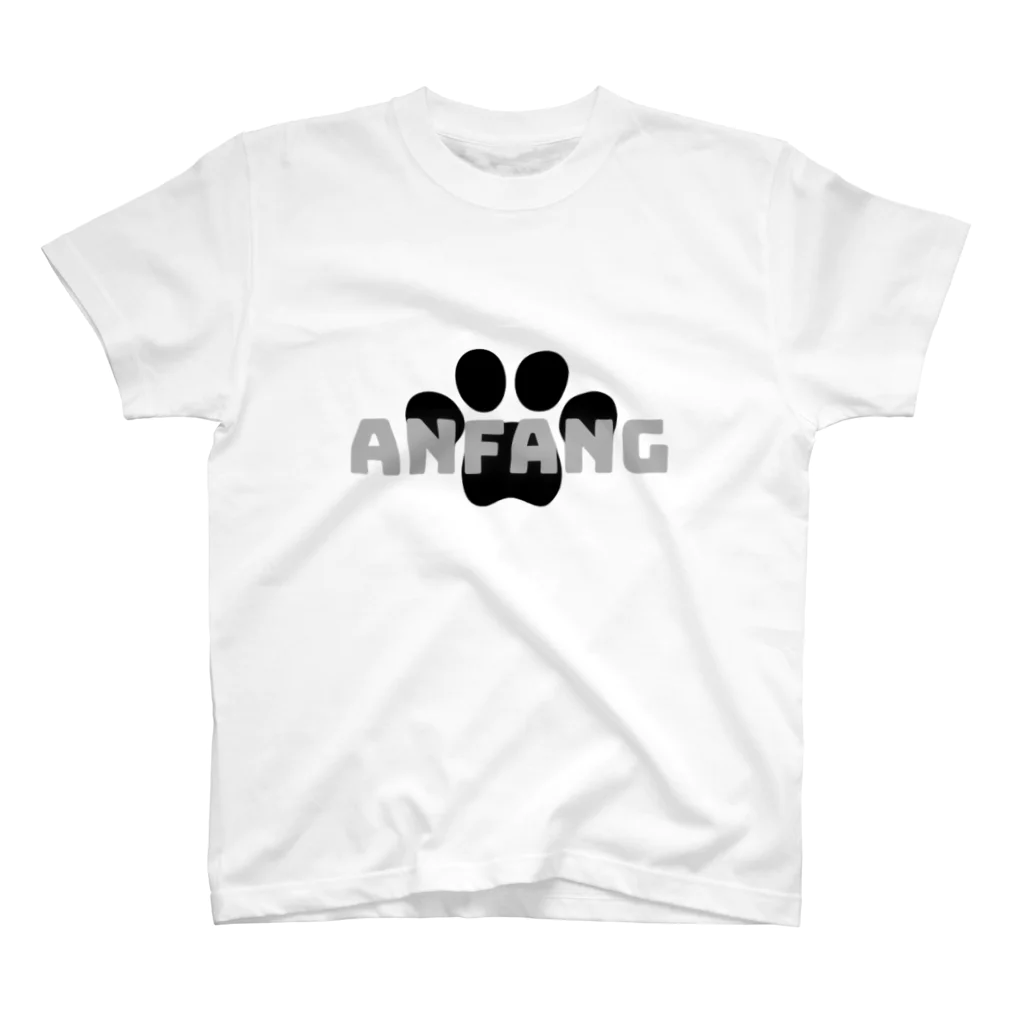 ANFANG のANFANG Dog stamp series  スタンダードTシャツ