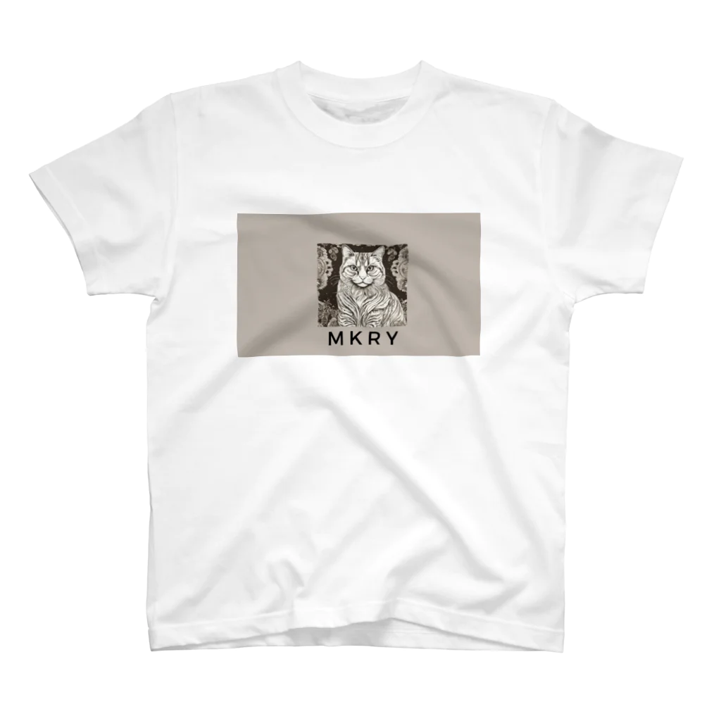 MKRY -ﾐｸﾘｨ -のMKRY CAT スタンダードTシャツ
