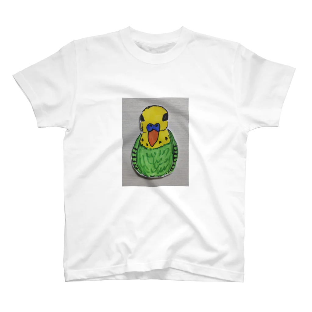 マキアートショップのトキメキインコだるまちゃん スタンダードTシャツ