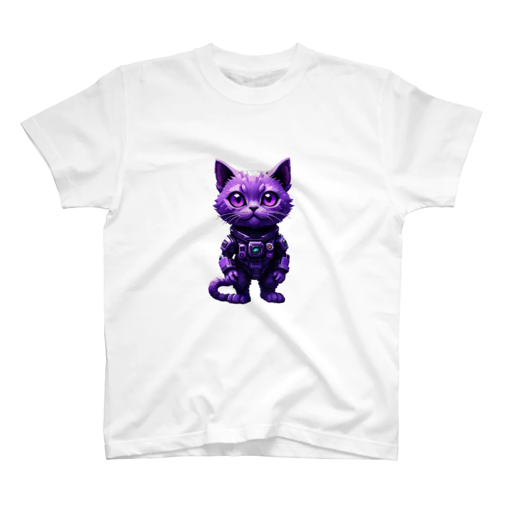 メロンパン猫の宇宙に連れてってくれる猫 Regular Fit T-Shirt