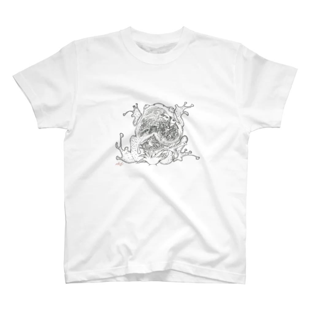 妖怪 水姫城-Yokai.Mizukijyo-ฅ^ơωơ^ฅ♡の『根古水ヒメの妖カイ画』11.ツルベオトシ Regular Fit T-Shirt