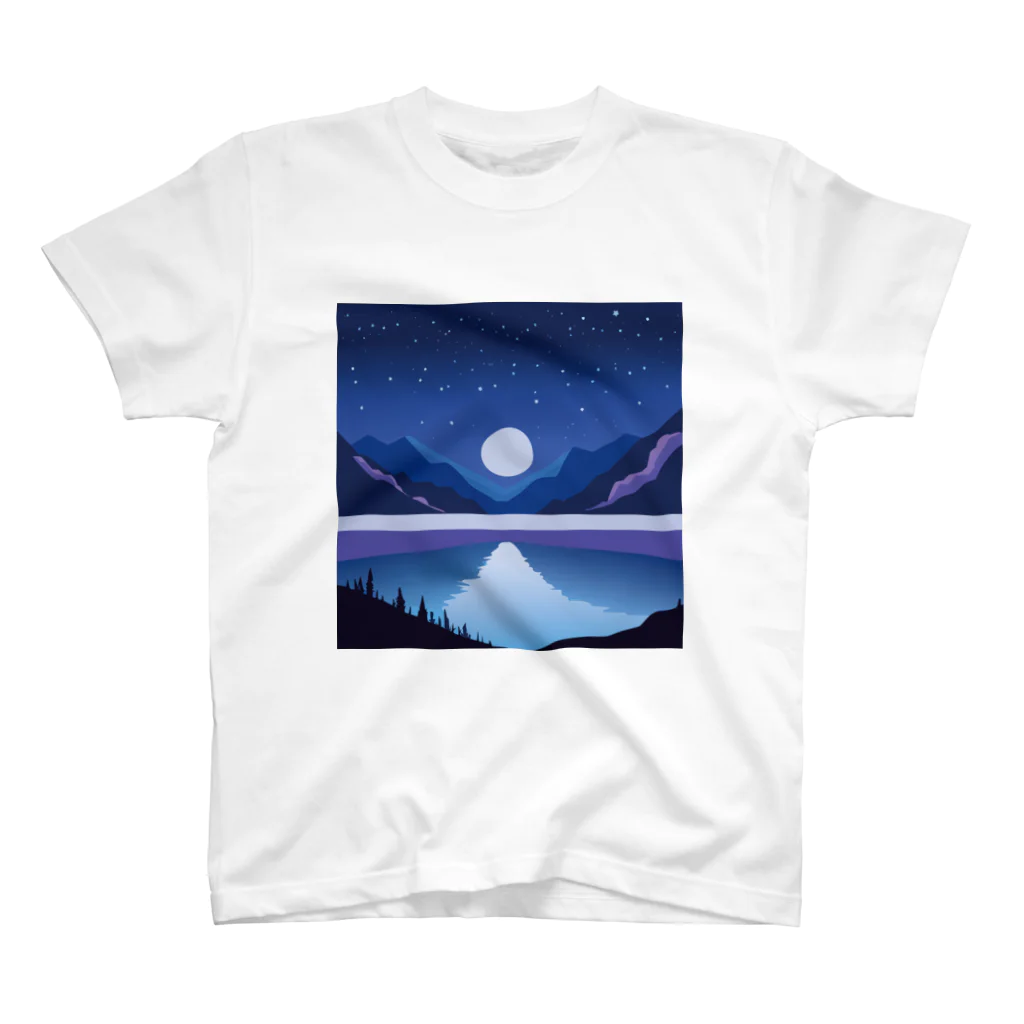 Ske’s gallery for youのMidnight Lake Regular Fit T-Shirt