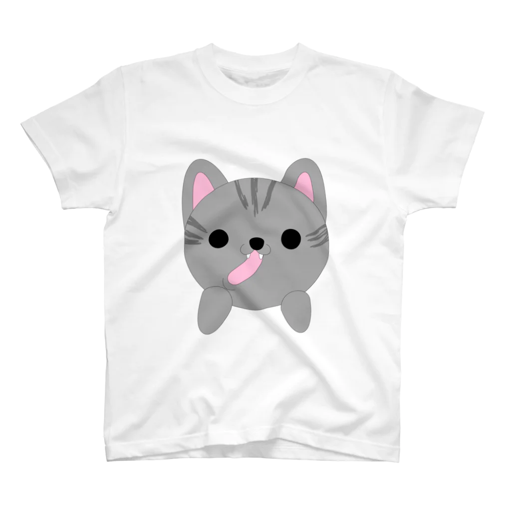 Hanamari のねことお尻 Regular Fit T-Shirt