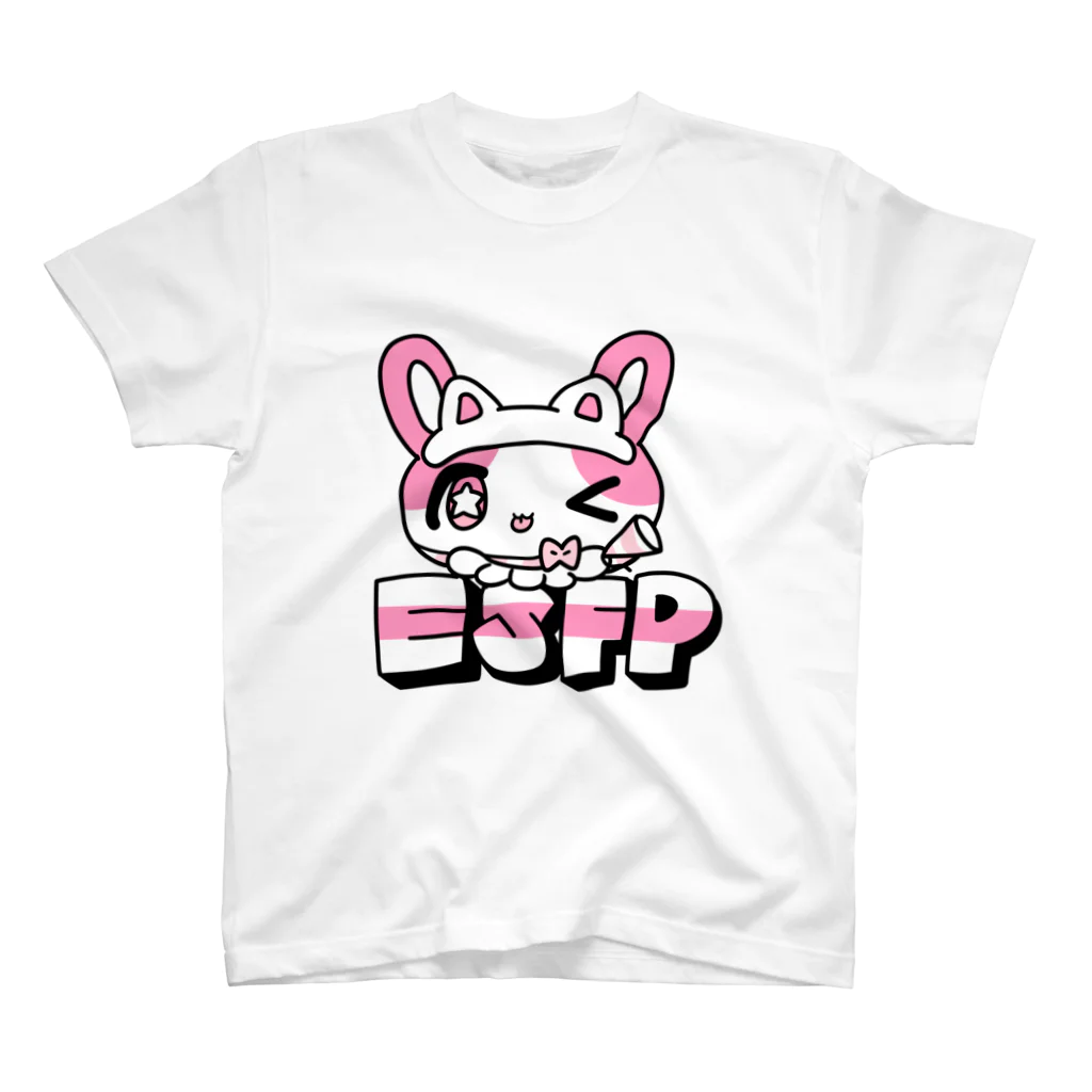 ムラサキゲジゲジのオンラインショップの16性格タコちゃんず ESFP スタンダードTシャツ