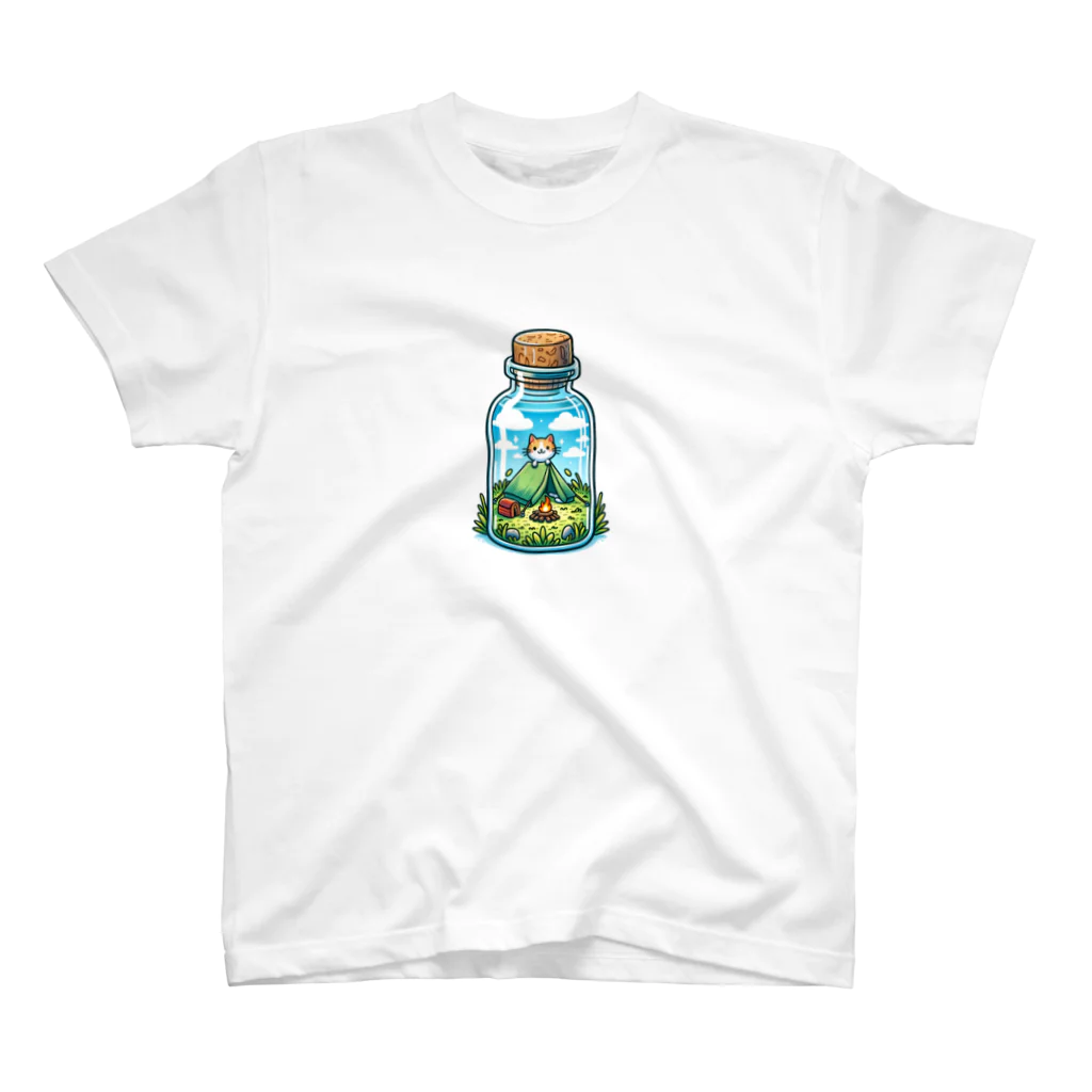 EseCAMPの瓶CAT Regular Fit T-Shirt