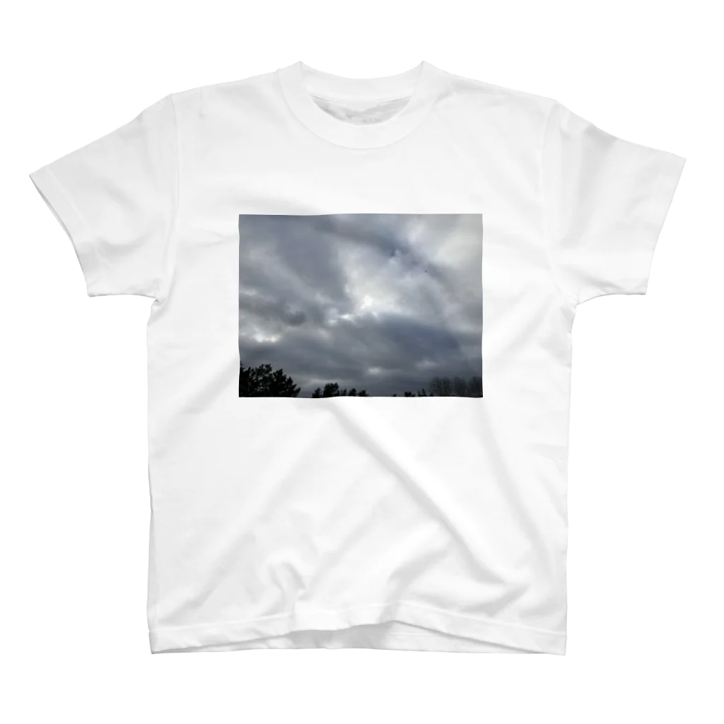 そらの4月22日　吹き荒れる風と雲 Regular Fit T-Shirt
