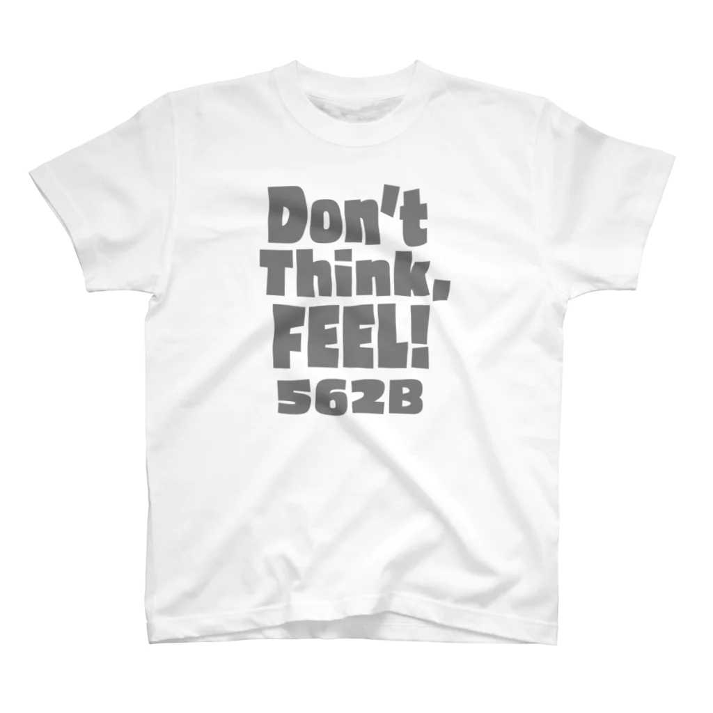 ゴルフバカイラストレーター野村タケオのNOM SHOPのDon't think, FEEL!　正面プリント スタンダードTシャツ