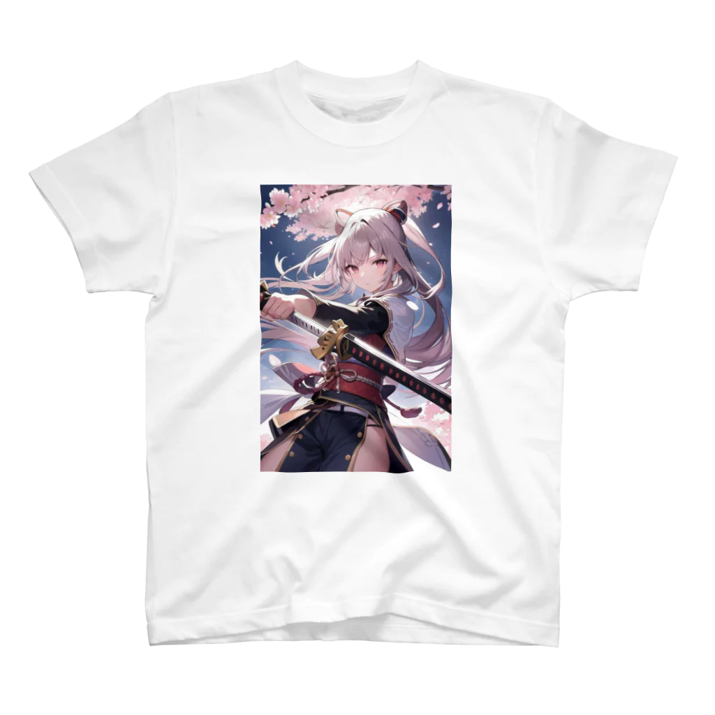 K-zuFACTORYのSAKURa-桜戦姫- Regular Fit T-Shirt