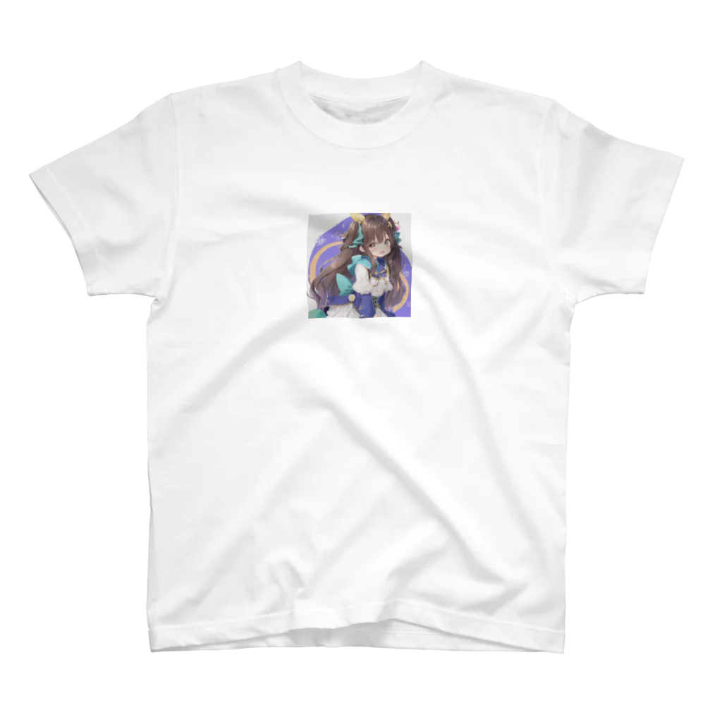 DIMDIMの脳内ショップのロングヘアーの女の子 Regular Fit T-Shirt