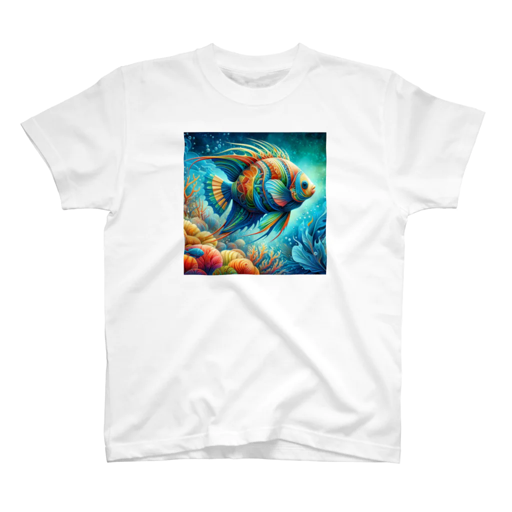 momoart8888のカラフルなお魚🐠🩵 スタンダードTシャツ