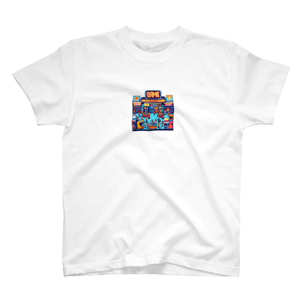 GIRLの可愛いレトロなゲームセンター Regular Fit T-Shirt