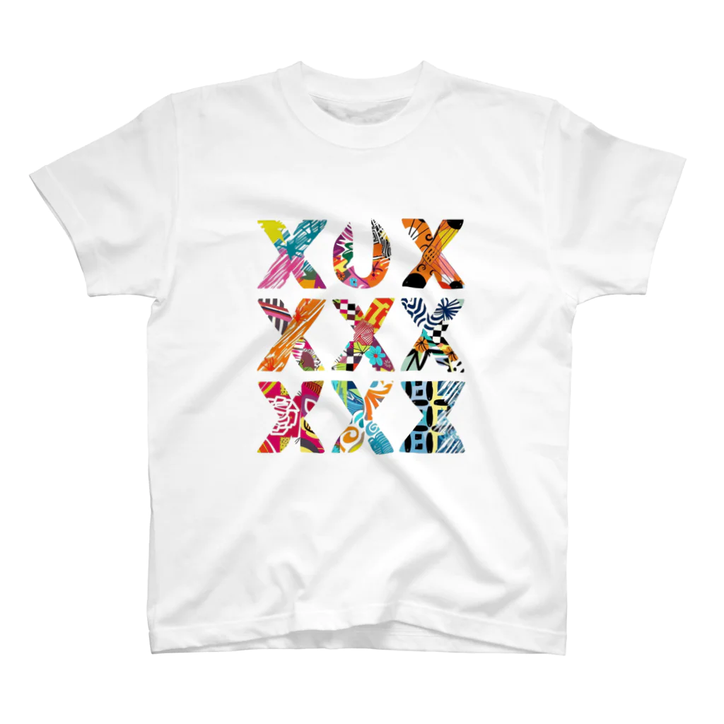 Chi3のxxxxxxxx カラフル・クロス：多様性の融合 Regular Fit T-Shirt
